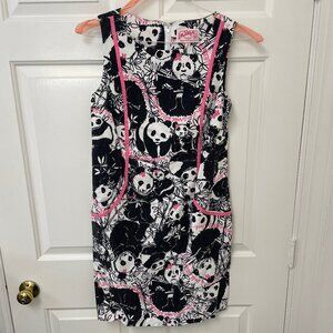 Lilly Pulitzer Pandamonium Panda Shift Dress Holy Grail Black White Pink